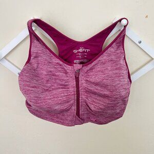 SHEFIT Low Impact Sports Bra. 3 Luxe. Wine/Pink/Red Limited Edition